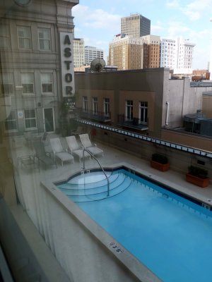 Our View of Astor Crowne Plaza Pool