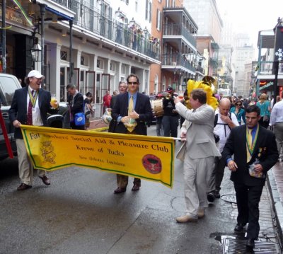 Friday Parade on Bourbon St.