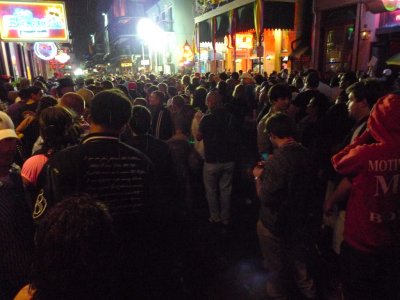 Bourbon St. on Friday NIght