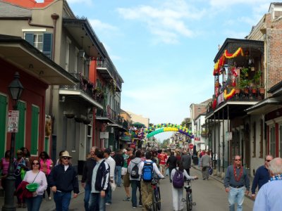 Bourbon Street on Monday PM