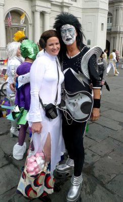 Princess Leia Meets Ace Frehley