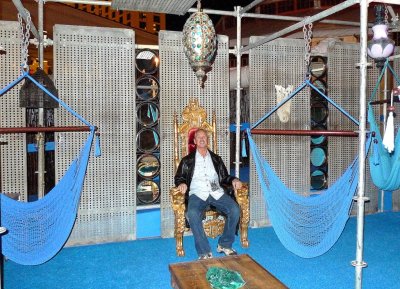 VIP Waiting Area of Spiegeltent