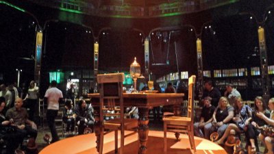 Inside Spiegeltent