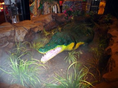 Rianforest Cafe Gator