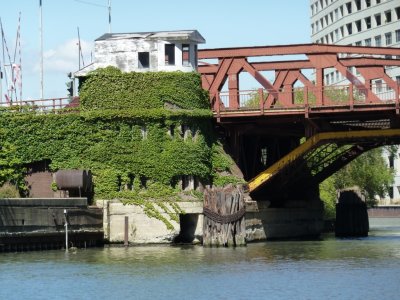 Old Bridge Tender's House on Chicago River