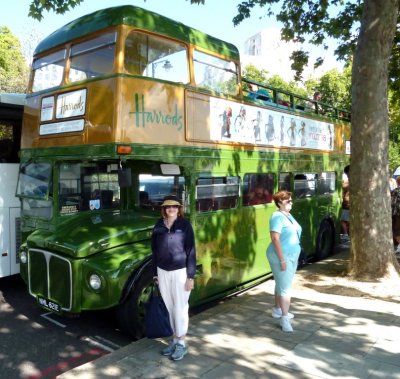 Touring London in Vintage Double Decker Bus