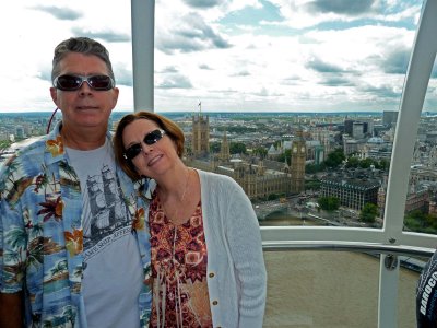 Kevin & Susan on Top of the London Eye