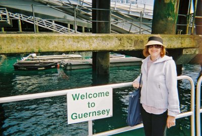 On the Dock at St. Peter Port, Guernsey Island, UK