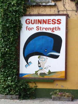 Guinness Poster in Kinsale, Ireland