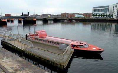 Sightseeing Boat on the River Liffey
