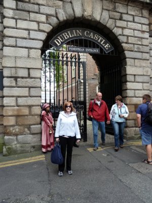 Entering Dublin Castle
