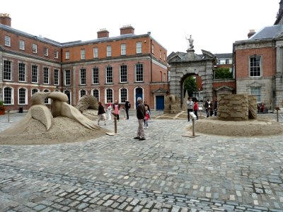 Sand Art at Dublin Castle