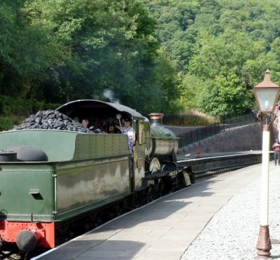 Coal Car for Steam Train in Wales