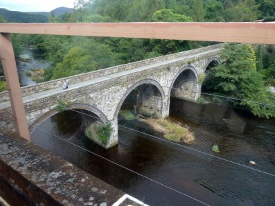 Berwyn Bridge over the River Dee, Wales