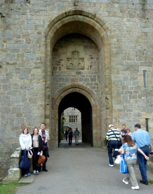 Going Into Chirk Castle