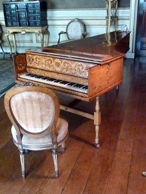 Harpsichord in Chirk Castle