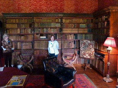 Chirk Castle Library Filled with Original Editions of 17th & 18th Century Books