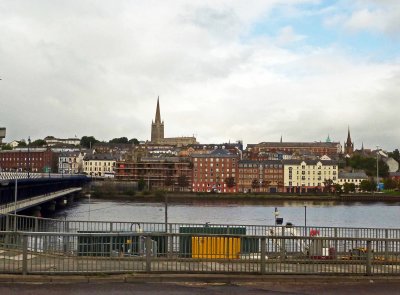 Derry/Londonderry, Northern Ireland on the River Foyle