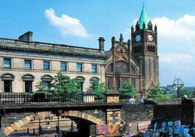 Derry, N. Ireland Guildhall (1887-1890). Ireland Guildhall (1887-1890)