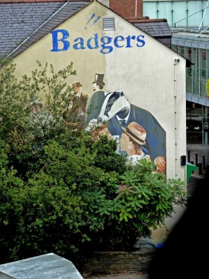 Lunch at Badgers Pub, Derry, N. Ireland