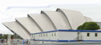 Clyde Auditorium is Known as 'The Armadillo', Glasgow, Scotland