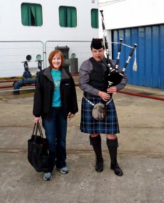 On the Pier at Invergordon, Scotland