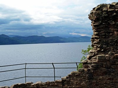 Loch Ness Viewed from the Citadel of Urquhart Castle (built around 1165 AD) by King Henry the Lion