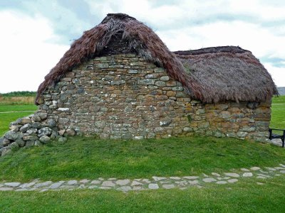 Leanach Cottage on the Culloden Battlefield