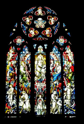 Stained Glass in St. Andrew's Cathedral, Inverness, Scotland