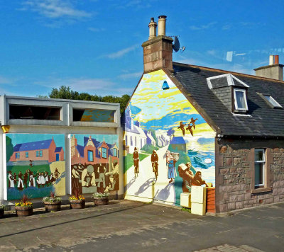 Another Mural on Invergordon, Scotland's Heritage Mural Trail
