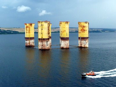 Leaving Invergordon, Scotland