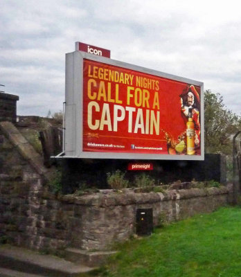 Captain Morgan in Edinburgh, Scotland