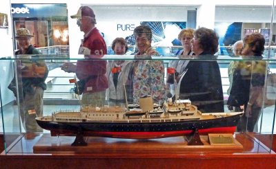 Model of The Royal Yacht Britannia, Leith, Scotland