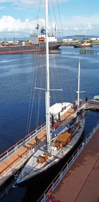 1936 Racing Yacht 'Bloodhound' on Which the Prince of Wales Learned to Sail