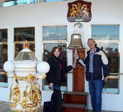 The Ship's Binnacle & Bell on the Britannia