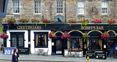 Famous Pub in Edinburgh, Scotland