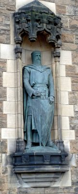 Sir William Wallace Statue at Entrance to Edinburgh Castle, Scotland