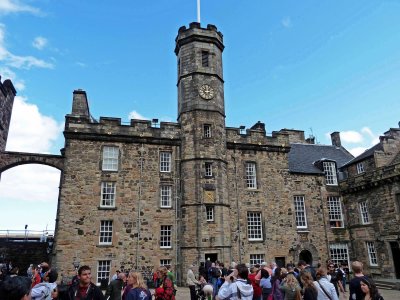The Royal Palace in Crown Square (15th Century), Edinburgh Castle, Scotland.