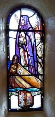 Inside St. Margaret's Chapel, Edinburgh Castle, Scotland