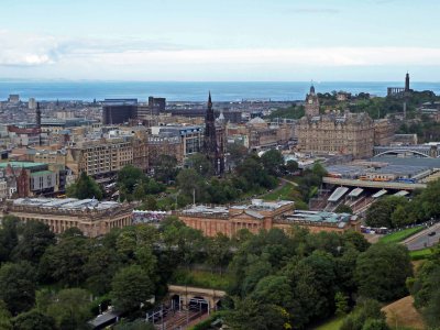 Edinburgh, Scotland View from Top of Edinburgh Castle