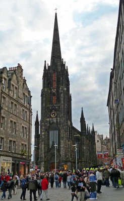 'The Hub' was Built (1842-1845) as a Church and Sits at the Top of the Royal Mile, Edinburgh, Scotland