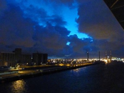 Arriving at the Port of Le Havre, France