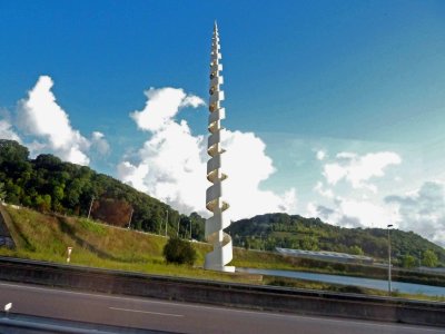 Sculpture on the Autoroute to Paris