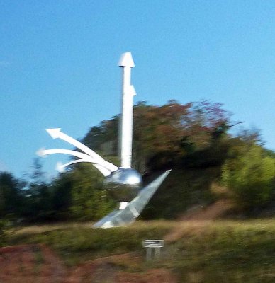 Sculpture on the Autoroute to Paris