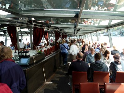 Lunch Cruise Boat on the Seine, Paris