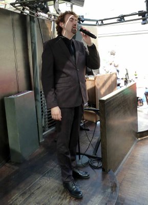 Singer on Lunch Cruise on the Seine River, Paris