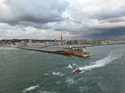 Leaving LeHavre, France