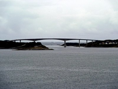 Maloy Cantilever Bridge (longest bridge in Norway in 1973)