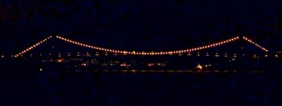 Askoy Bridge at Night, Bergen, Norway