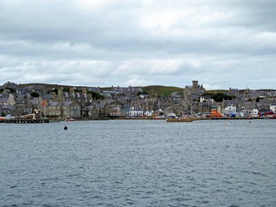 Approaching Lerwick, Shetland Islands